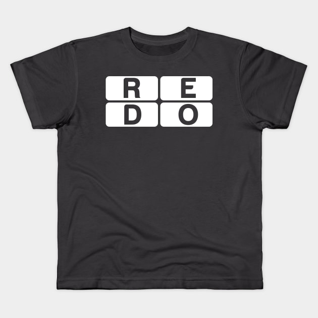 reDo - best motivational tshirt workout Kids T-Shirt by Sezoman